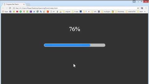 How to Create Progress Bar | HTML Tutorials | CSS Tutorials | JavaScript Tutorials