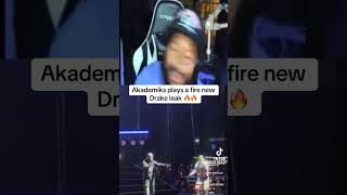 AKADEMIKS LEAKS A DRAKE SONG#drake