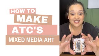 How to Create ATCs | Mystery Box Challenge | Mixed Media Art