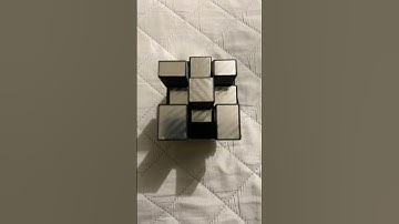 Silver Mirror Cube Transition 😲 #mirrorcube #transition #shorts