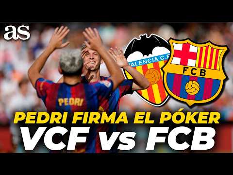 PEDRI GOAL! BARCELONA scores a POKER (0-4) against VALENCIA at MESTALLA