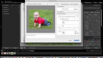 Adding a Graphic Watermark in Lightroom 5