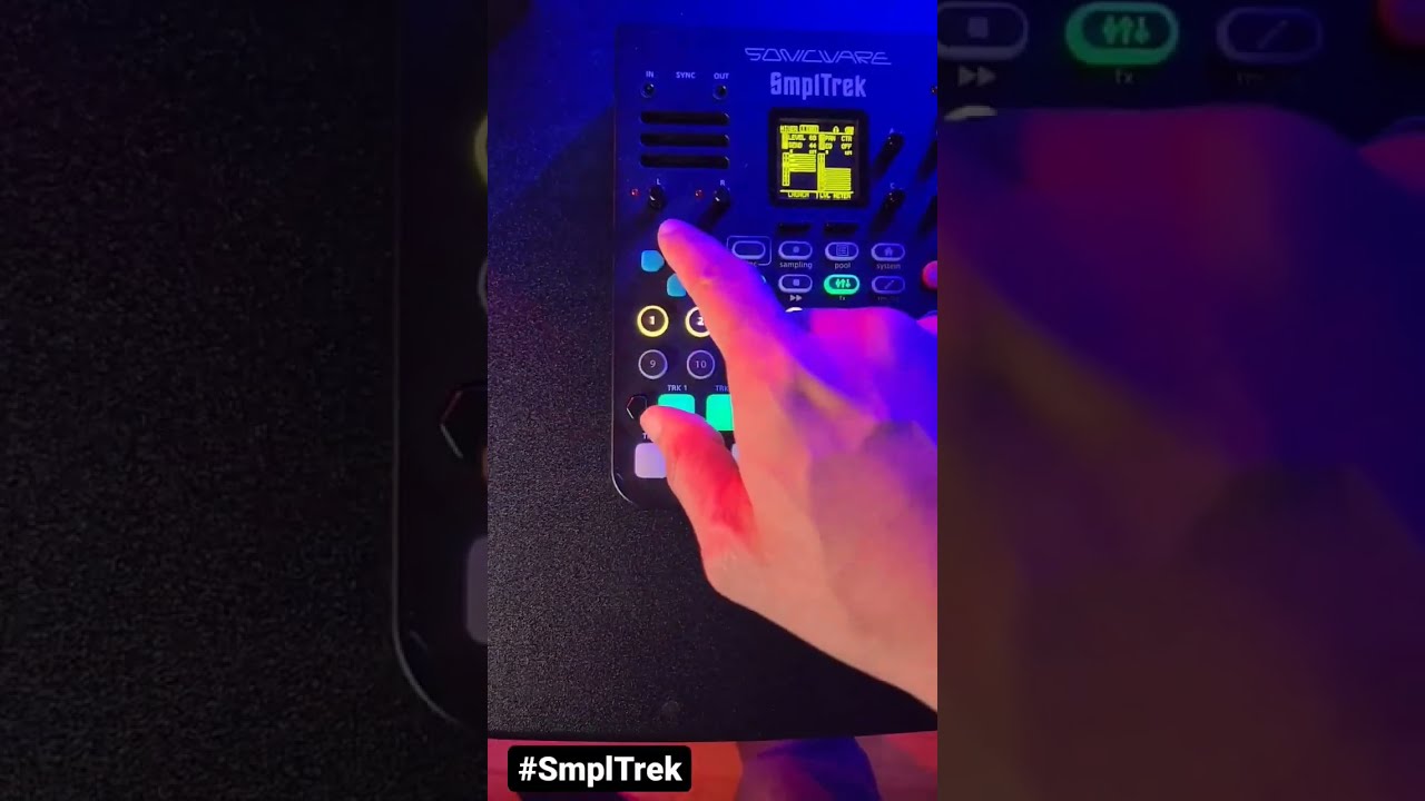 Been messing around with my new SmplTrek sampler. #SmplTrek #sonicware