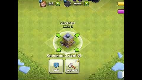 crusher level 1 to max upgrading clash of clans #coc #upgrading #shorts
