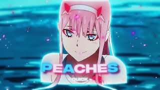 Zero Two - Peaches edit @corazon