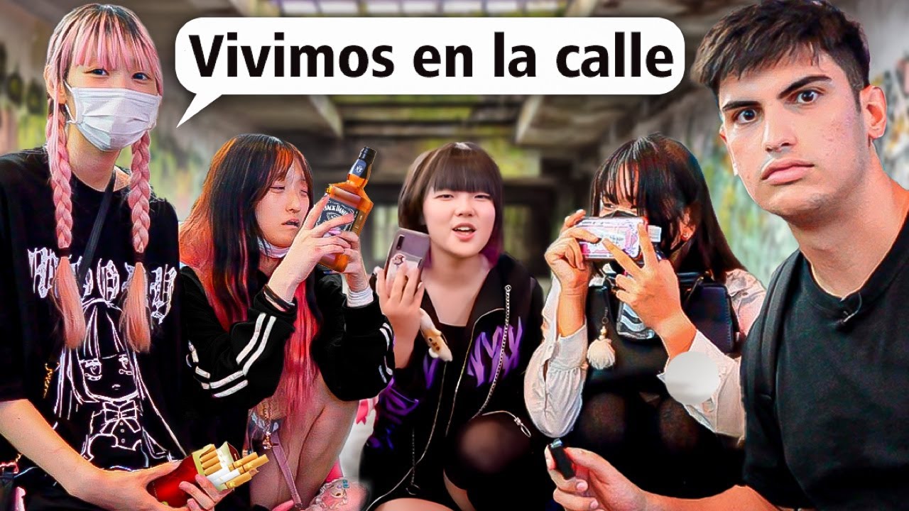 Así es la VIDA de las NIÑAS VAGABUNDAS de JAPÓN