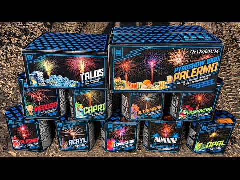 🔥 XXL ARGENTO FIREWORKS TEST 💥 11 CAKES COMPARED!