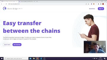 The Worm Bridge project demo. The Summer Blockchain Hackathon 2022