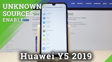 How to Enable Unknow Sources in HUAWEI Y5 2019 - Download App from Unofficial Sources