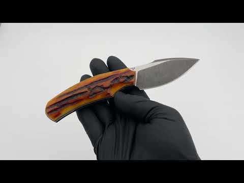 David Lespect Liner Lock Front Flipper Custom Knife From R1MarketPlace