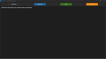[39] Build a Modern Notepad App with Python & CustomTkinter GUI | Advanced Text Editor Project
