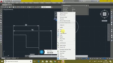 AutoCAD basics- Dimension toolbar