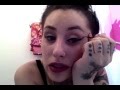 Kreayshawn doin' her eyeliner for you guys!