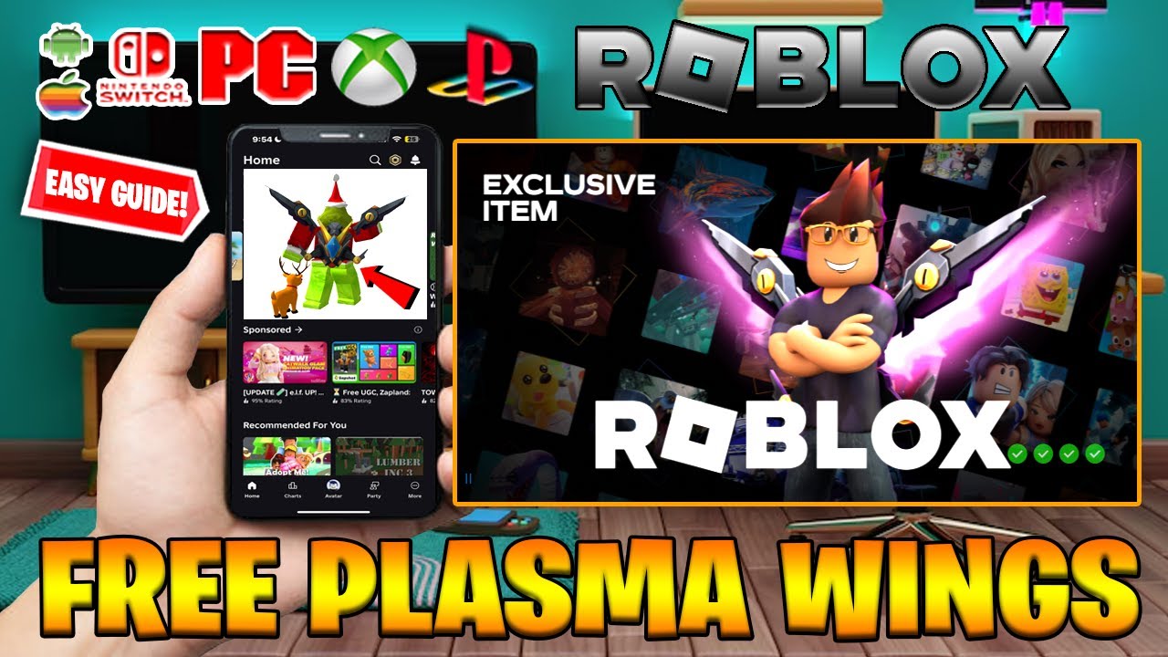 How To Get & Claim Plasma Wings NOW FREE In Roblox! (Unlocked Plasma ...