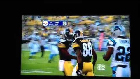 Charlie Batch TD pass to Emmanuel Sanders