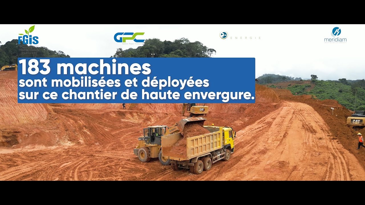 Kinguélé Aval - Visite de chantier du Ministre de l'Energie