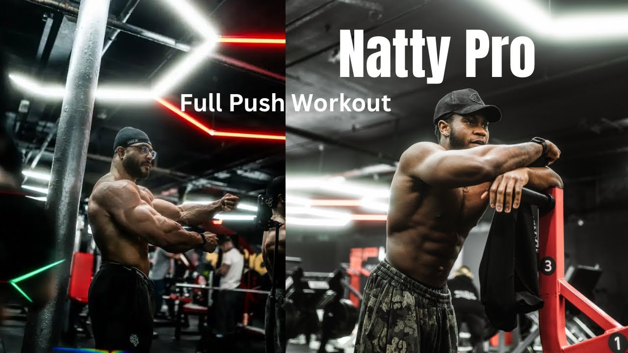 Тренировочный рывок с одним из лучших натуральных бодибилдеров.