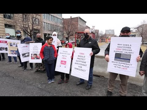 Rally by the Egyptian Canadian Coalition for Democracy