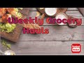 Week of grocery hauls! #kroger #costco #walmart #safeway