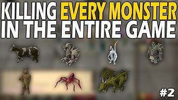 Killing EVERY SINGLE MONSTER In OSRS From Scratch | Episode #2