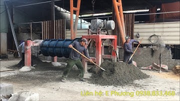 Quy trình sản xuất cống bê tông bằng công nghệ cán quay ly tâm trục treo
