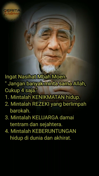 Ingat Nasihat | Mbah Moen @ceritabudiman6066#mbahmaimunzubair #mbahmoen #nasehatkehidupan #quotes