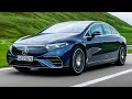 New Mercedes EQS 2022 - DRIVING, exterior & interior details (EQS 450)