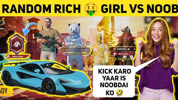 Random 3 Rich Players Call Me Noob / BGMI Best Noob Prank Ever / Classic Gameplay / #3