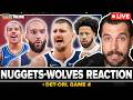 NUGGETS-WOLVES REACTION: Nikola Jokic leads win vs Rudy Gobert in Game 5 + Magic up 3-1 vs Pistons
