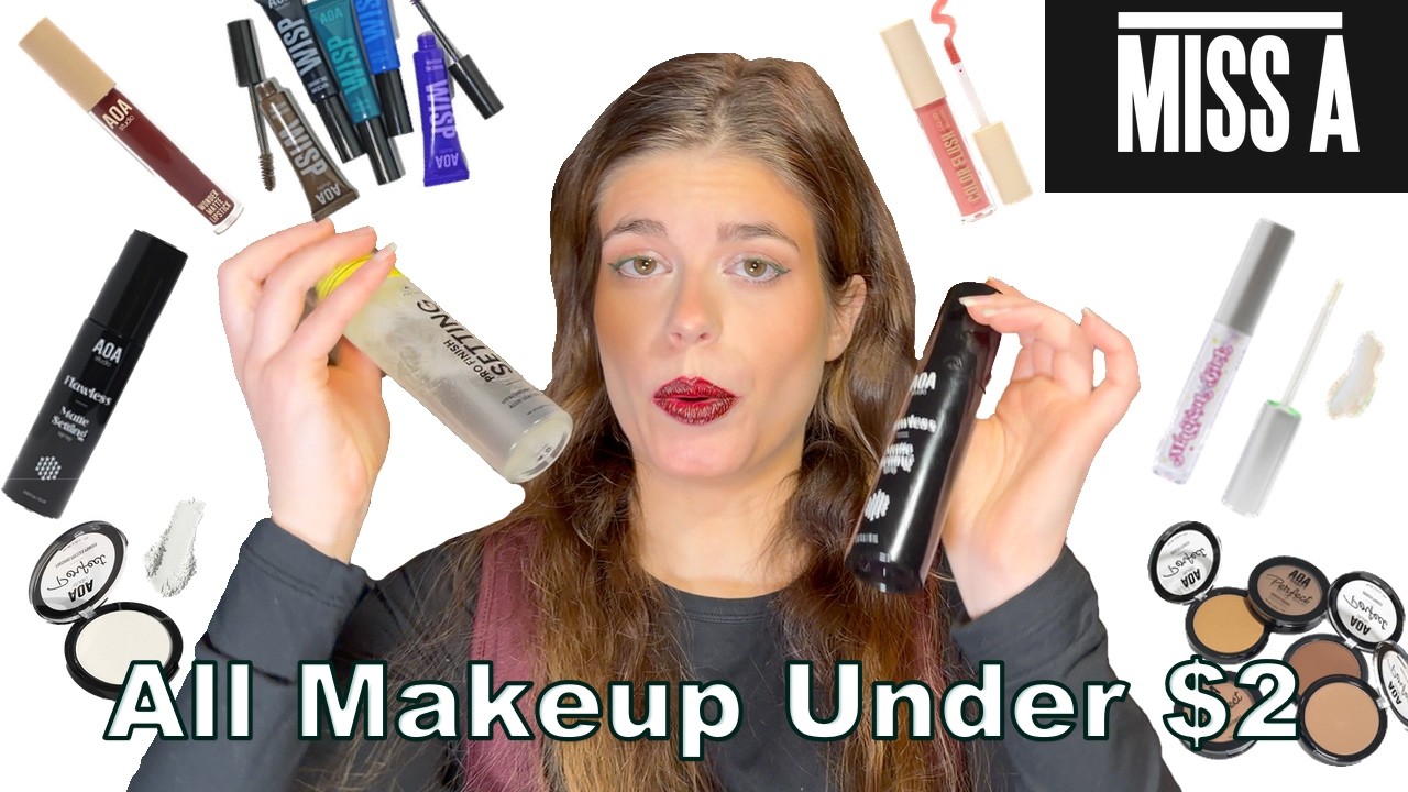 Testing Cheap A** - A Full Face of Miss A Makeup