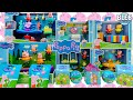 Peppa pig toy collection asmr unboxing no talking  peppa family canoe trip  aquarium adventure