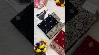 ইন্ডিয়ান জর্জেট পার্টি শাড়ি কালেকশন #saree #sareestyle #sareefashion #bunonbahar