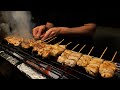 매일 손질하는 일본식 닭꼬치 오마카세 / japanese style chicken kebabs omakase - yakitori / korean street food