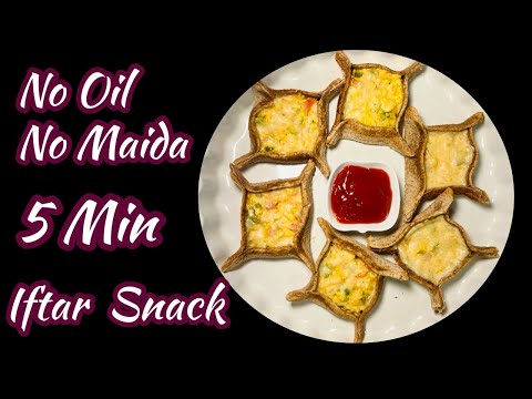 Zero Oil Snacks Recipes | Healthy Snack Without Oil | Snacks Recipe | Iftar Easy Snack | Egg Snacks