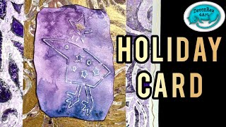 Simple Mixed Media Holiday Card by devonrex4art 141 views 5 months ago 15 minutes