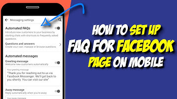 How to Set Up Frequently Asked Questions FAQ on Facebook Page Using Mobile  Phone