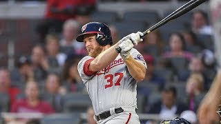 Stephen Strasburg's 3 Hit, 5 RBI, 7 K Game (Home Run) vs Braves | July 18, 2019 | 2019 MLB Season screenshot 2