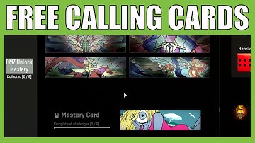How To Unlock Free Calling Cards In Mw2 Warzone 2 and DMZ By Completing Challenges