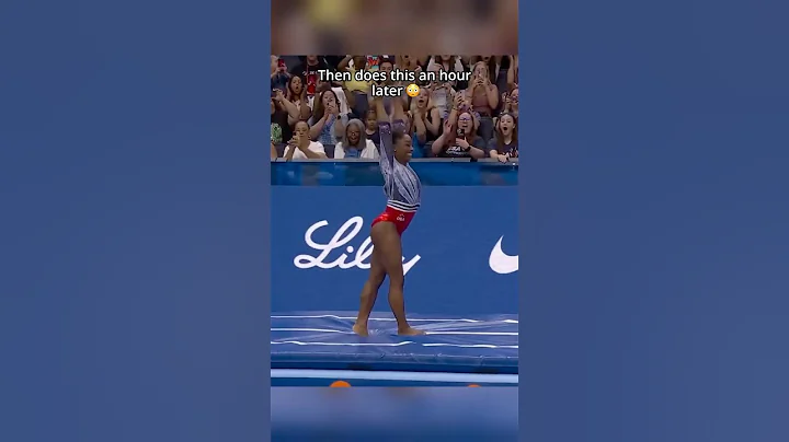 Just casual GOAT things😂🐐 #gymnastics #simonebiles #olympics #fail #funny #sports