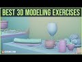 Blender modeling: try these 3 exercises to improve fast