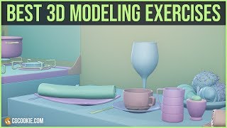 Blender modeling: try these 3 exercises to improve fast