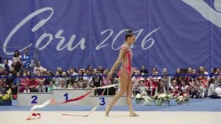 Arina Averina - Ribbon(Apparatus finals), RCh2016, Sochi