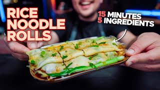 Cheung Fun: 15 Minute Rice Noodle Rolls! (+ BOOK Announcement!! 😱)