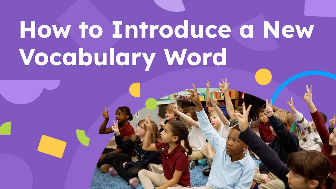 Video thumbnail for How to Introduce a New Vocabulary Word