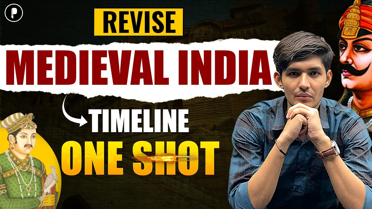 Medieval India Timeline in One Shot | History Revision