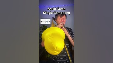 Thumbnail of Playing the Squid Game Mingle Game song on trombone into a balloon