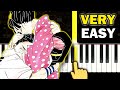 Akaza's Love Theme - Demon Slayer Infinity Castle OST - VERY EASY Piano tutorial