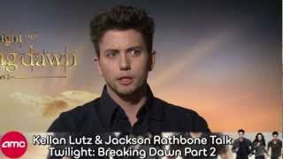 Kellan Lutz And Jackson Rathbone Talk Twilight Breaking Dawn Part 2 Interview