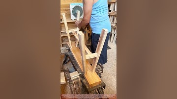 Assembling a Traditional Stool with Modern Clamping