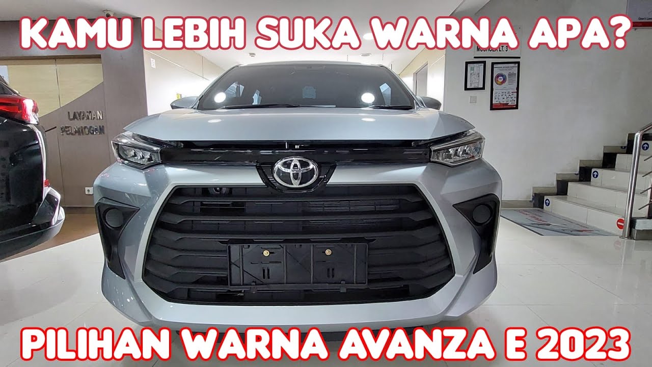 Yang mana warna pilihan kamu pada All New Avanza E Tahun 2023 |Toyota Medan 085362072000
